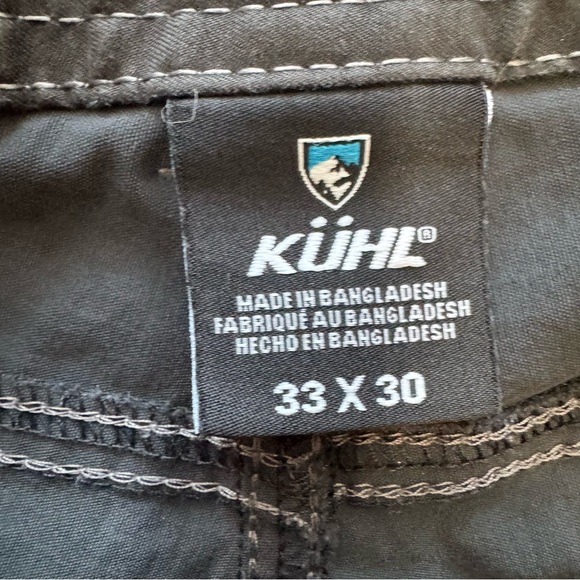KÜHL Renegade Hiking Pants Mens 33x30 Gray Outdoor Stretch Trail - Picture 2 of 16